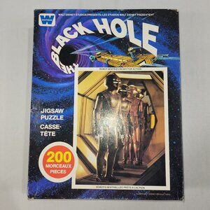 The Black Hole 200 Piece Vintage 1979 Jigsaw Puzzle by Whitman